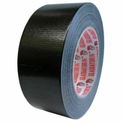 Image of MEG4TEC Gaffer Tape Black or Silver, 48mm x 50m Heavy Duty, Super Sticky, Strong, Waterproof Adhesive Cloth Indoor/Outdoor Multi use (4, Black)
