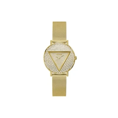 Image of GUESS Women Analog Quartz Watch with Stainless Steel Strap GW0477L2