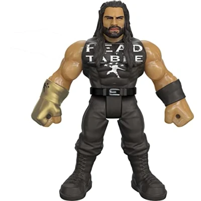 Image of WWE Bend &#039;n Bash Roman Reigns Articulated and Stretchable Figurine 14 cm