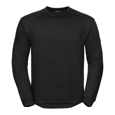 Image of Russell Athletic Unisex Adult Heavyweight Sweatshirt (Black) Size Medium
