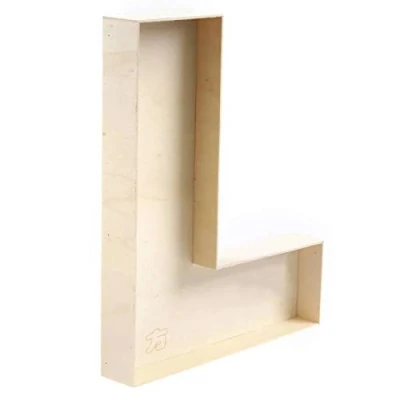 Image of Handmade Crafts fillable Letter Box L, Shaped