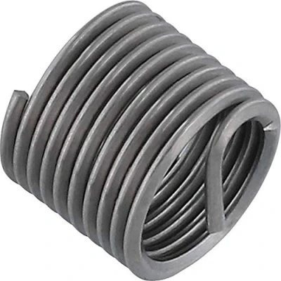Image of V Coil 07309 1.5D Wire Thread Inserts, 0 V, Silver, M6 x 1.0 mm, Set of 100 Piece