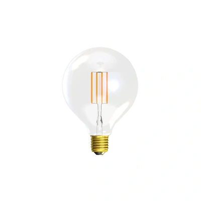 Image of Clear Globe Non Dimmable LED Filament Large Bulb 3.3W E27 2700K Bell Lighting
