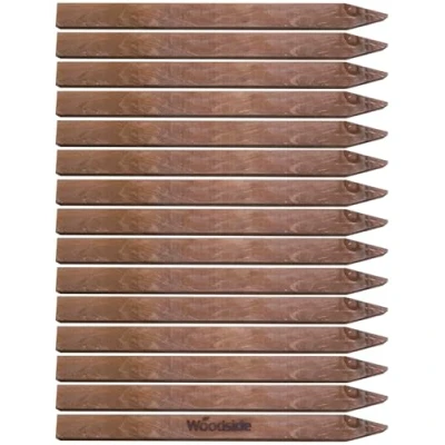 Image of Woodside Square Pressure Treated Wooden Fence Posts/Stakes Garden Fencing Pegs 15 PACK