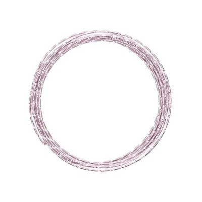 Image of Vaessen Creative Aluminium Diamond 2 mm x 5 m Flexible Jewellery Wire Rose, Pink, 500 0.2 cm