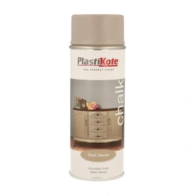Image of Plasti kote Chalk Finish Spray Dark Hessian 400ml