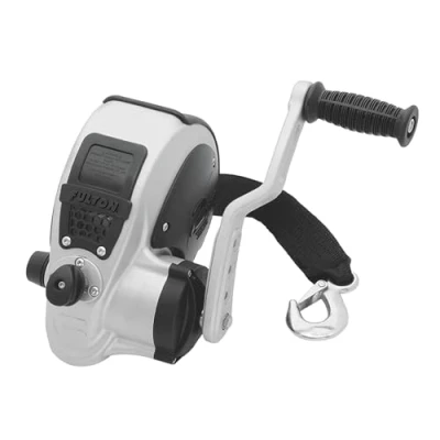 Image of Fulton Unisex FW20000101 F2 Single Speed Winch 2000 , Silver &amp; Black, boat length max feet none weight ma UK