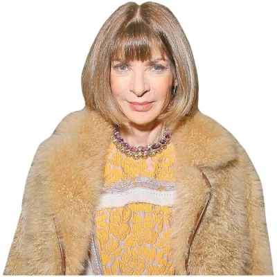 Image of Anna Wintour (Fur) Half Body Buddy Cutout