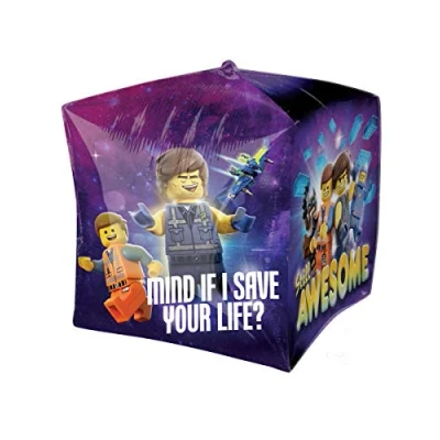 Image of Lego Movie 2 Foil Cubez Balloon 38 cm x