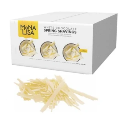 Image of Mona Lisa White Chocolate Shavings 2.5kg
