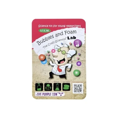 Image of The Purple Cow Crazy Scientist LAB Bubbles And Foam Science Kit