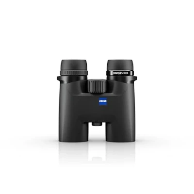Image of ZEISS Conquest HDX Binoculars 10x32 Waterproof, Compact with LotuTec T* HD Coated Glass for Optimal Clarity in All Weather Conditions Bird Watching, Hunting, Sightseeing, Black