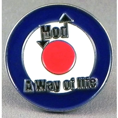 Image of Metal Enamel Pin Badge Brooch MOD &#039;Way of Life&#039;