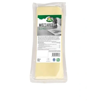 Image of Danish Mozzarella Cheese 2.3kg Vegetarian, Cows Milk Cheese. GREAT for Pizza from BRITISH TRADING LIMITED