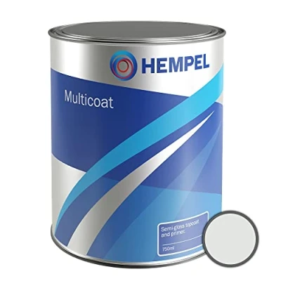 Image of Hempel Multicoat Light Grey 750ml Boat Paint Topcoat