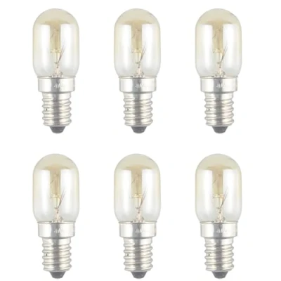 Image of Set of 6 Oven Light Bulb Microwave Lamp 220V 20W Suitable for Various Models