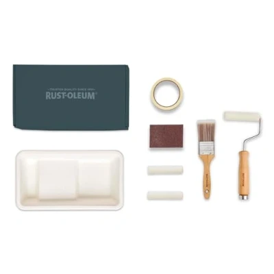 Image of Rust Oleum Ready to Roll Eco Paint Kit (Small) Kitchen Tile Matt Moody Darks