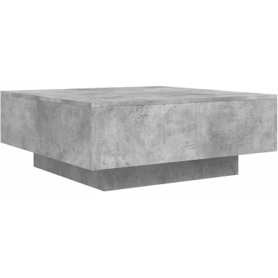 Image of vidaXL Coffee Table Concrete Grey 80x80x31 cm Engineered Wood