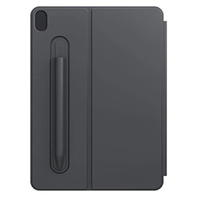 Image of Black Rock Magnetic iPad Case Suitable for Apple 10th Generation 2022 10.9 Inch I Smart Cover, Pen Holder, Tablet Protective (Black)