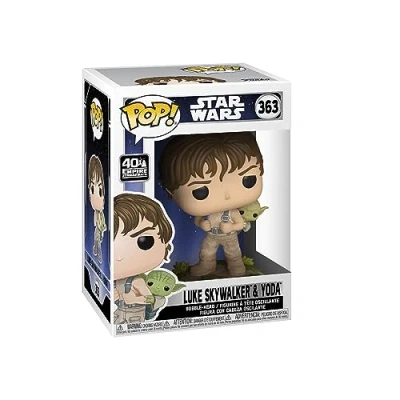 Image of Funko POP! Star Wars: ESB Training Luke Skywalker and Yoda With Collectable Vinyl Figure Gift Idea Official Merchandise Toys for Kids &amp; Adults Movies Fans