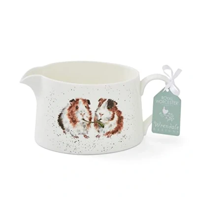 Image of Wrendale Designs &#039;Lettuce Be Friends&#039; Guinea Pig Sauce Boat