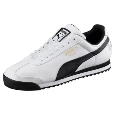 Image of PUMA Men&#039;s Roma Basic Sneaker, White, 10 UK