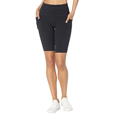 Image of Skechers Women&#039;s Go Walk High Waisted 10&quot; Bike Shorts, Black, 3XL UK