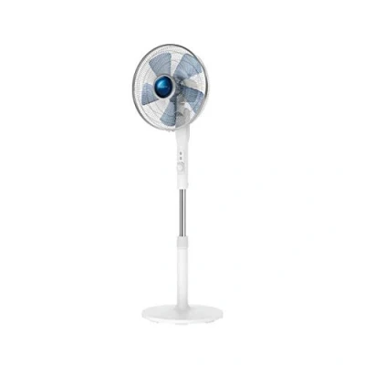 Image of Rowenta 16 Inch Oscillating Stand Fan with Tiltable Head, Powerful Airflow, Adjustable Height, Home and Office, Silent Setting, 4 Speed Settings, 38dBA, White, VU5840