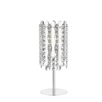 Image of Belize 1 Light Table Lamp Chrome Crystal