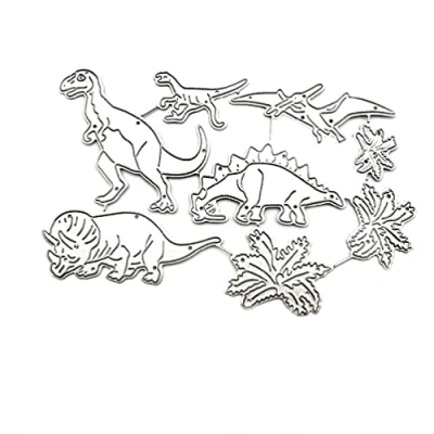 Image of Dinosaur Metal Cutting Dies Stencil DIY Scrapbooking Album Paper Card Template Mold Embossing Decoration