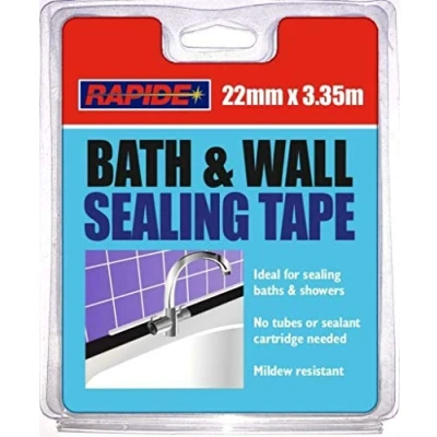 Image of Bath &amp; Wall Sealing Tape 22mm x 3.35m