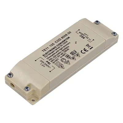 Image of Transmedia Halogen transformer 230/12V/35 105W, overload protection, temperature fuse, not dimmable, 123 x 39 18 cm slim, LT2 2L