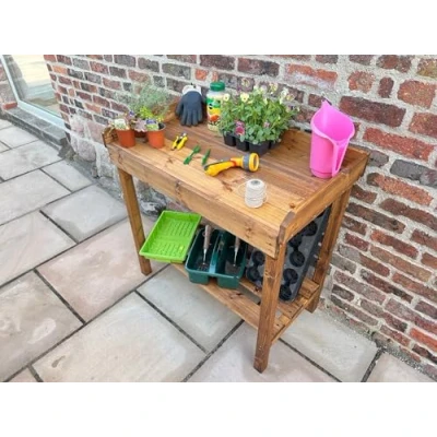 Image of Charles Taylor Davenport Outdoor Garden Table Potting/Utility