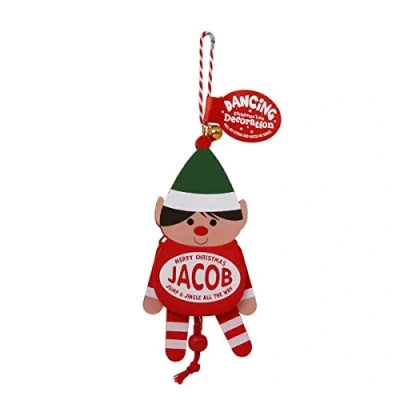 Image of History &amp; Heraldry Personalised Dancing Christmas tree Decorations (Jacob)