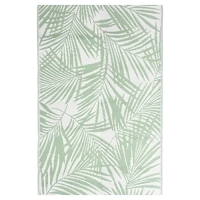 Image of vidaXL Outdoor Rug Green 120x180 cm Polypropylene Patio Carpet with Double Layer Jacquard for Pool, Deck, Terrace &amp; Balcony