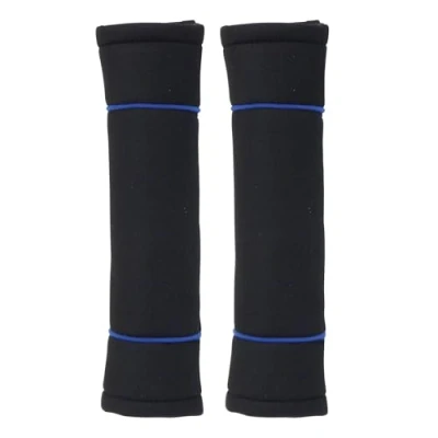 Image of Carpoint 1421510 &#039;Classic&#039; Seat Belt Shoulder Pad Black / Blue