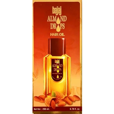 Image of BAJAJ ALMOND DROPS HAIR OIL NON STICKY FORMULA (200ML)