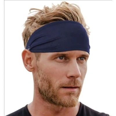 Image of Mens Headband Guys Sweatband &amp; Sports for Running, Working Out and Dominating Your Competition Ultimate Performance Stretch Moisture Wicking