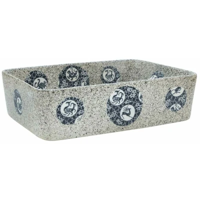 Image of vidaXL Countertop Basin Multicolour Rectangular 46x35.5x13 cm Ceramic