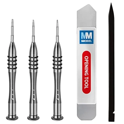 Image of MMOBIEL Screwdriver Repair Tool Kit Compatible with iPhone, MacBook Pro/Air Retina Precision Set 3 Pcs P5 1.2 mm Pentalobe 5 Pointed Star, T5 Torx and PH000 Philips 1.5