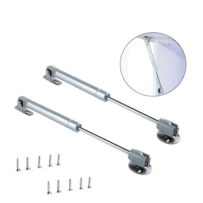 Image of BE TOOL Spring Gas Strut, 2pcs Lift Strut Steel Down Soft Close Hinge for Kitchen Cupboard Wardrobe Cabinet Door(20N)