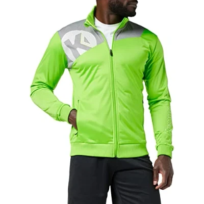 Image of Kempa Men Core 2.0 Poly Jacket Men&#039;s Hope Green/Dark Grey Melan, S