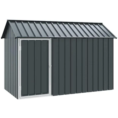 Image of vidaXL Bird Aviary Anthracite 112x215x141 cm Steel
