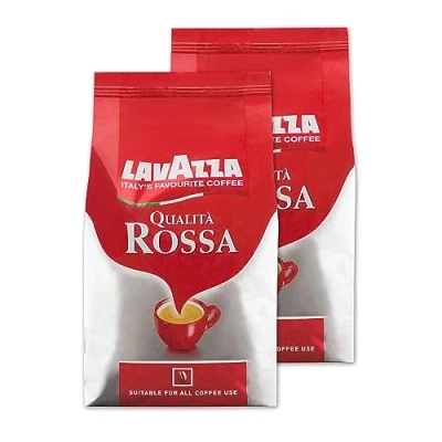 Image of Lavazza Rossa Coffee Beans (2 Packs of 1Kg)