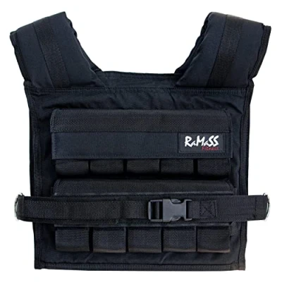 Image of RAMASS Fitness Weighted Vest 20kg, Removable Iron Weights, perfect for Calisthenics, Strength Training, Street Workout, equipment Men and Women