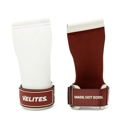 Image of Velites I Hand Grips Quad Ultra Chalk Free for Crosstraining or Gym Athletes Improve Your Results and Get Goals Discover Our Sizes Colours. (White, M)
