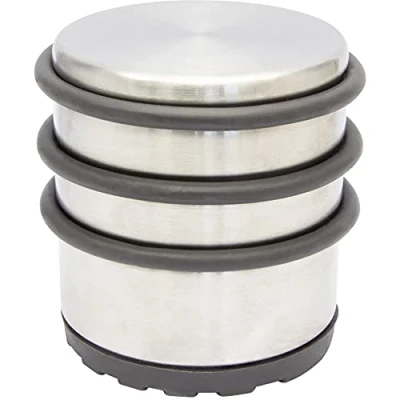 Image of WAGNER SYSTEM GMBH TOWER Floor Mounted Door Stopper, 70mm, Pack Of 2, Height 70mm