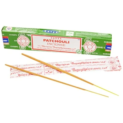 Image of Sai Baba Nag Champa Patchouli 15 gram Packet, 1 Box of 12 Packets