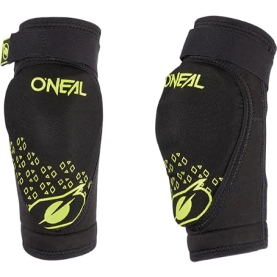 Image of O&#039;NEAL Elbow Protector BMX Mountainbike Downhill Breathable Neoprene, Lightweight and Ultra Thin Construction, Abrasion Resistant Material Dirt Guard Adults Black Size XL