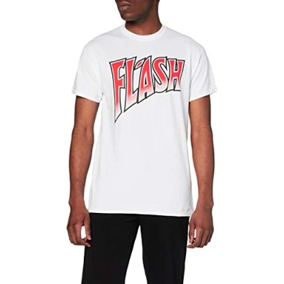 Image of Queen Men&#039;s Flash Gordon Short Sleeve T Shirt, White,X Large